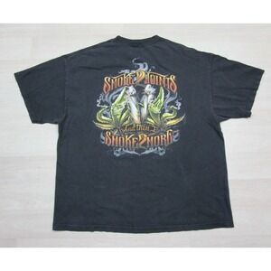 Vintage ODM T Shirt Faded Black Smoke 2 Joints and then I Smoke 2 More (XXL)